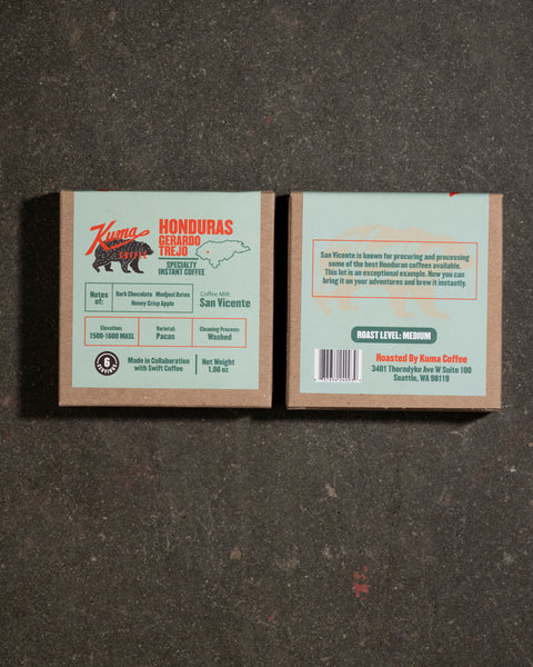 Kuma Instant Coffee Honduras Gerardo Trejo